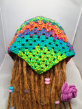 Vibrant Scrap Crochet Bandana