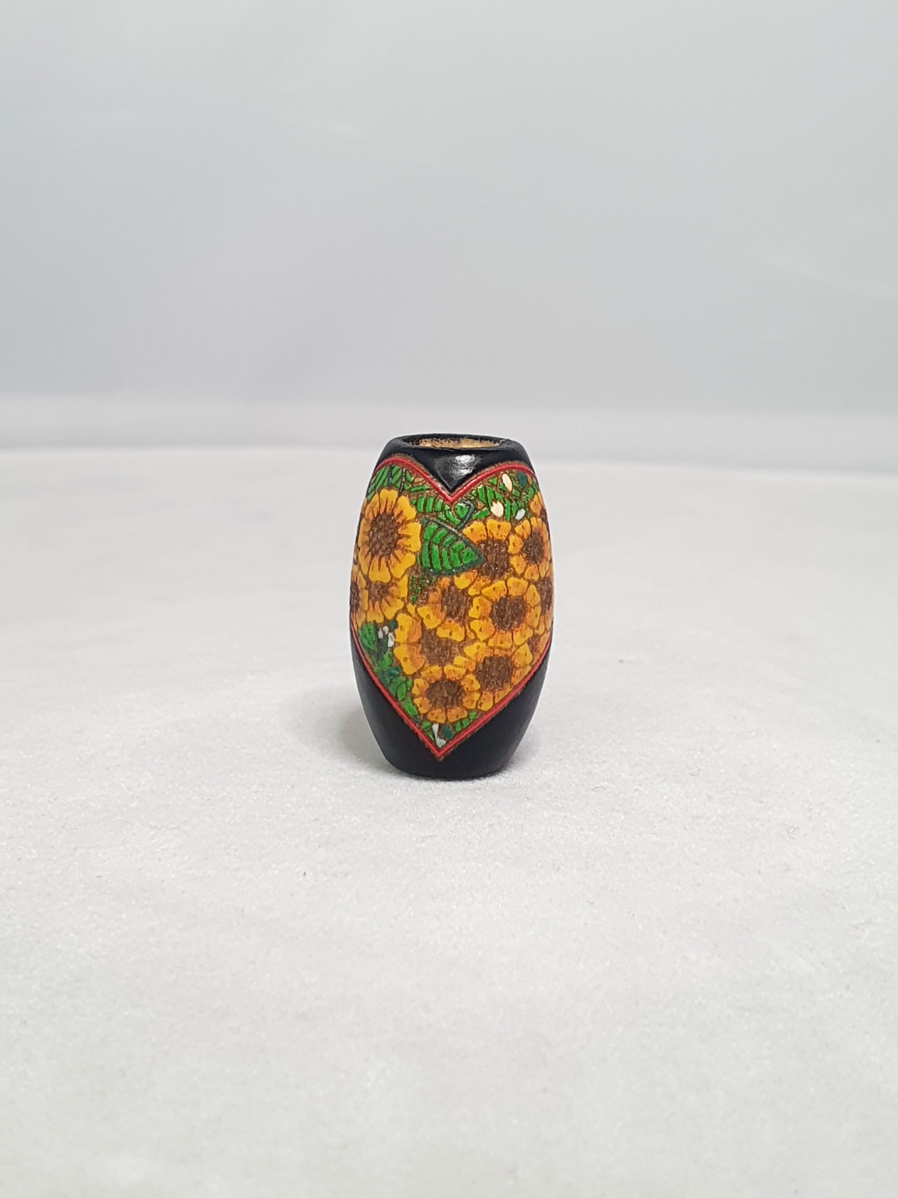 Golden Heart Bead