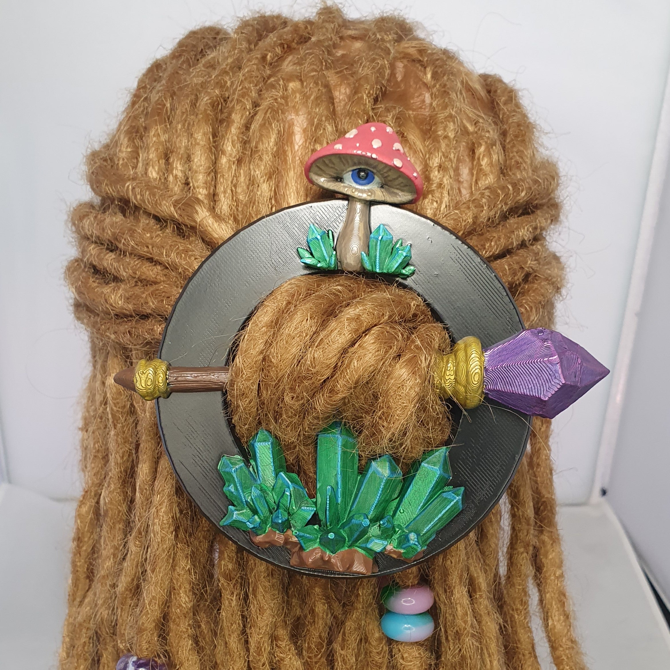 Mystical Mushroom Hair Ring
