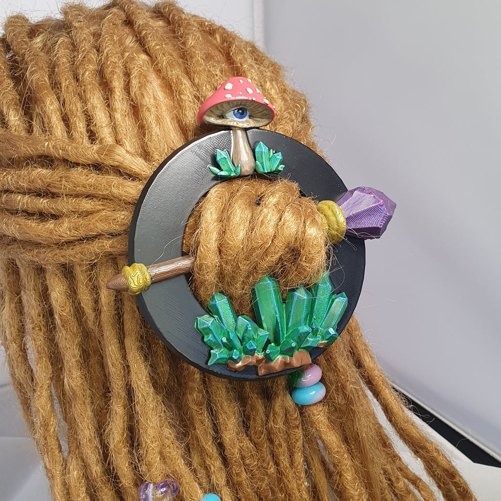 Mystical Mushroom Hair Ring