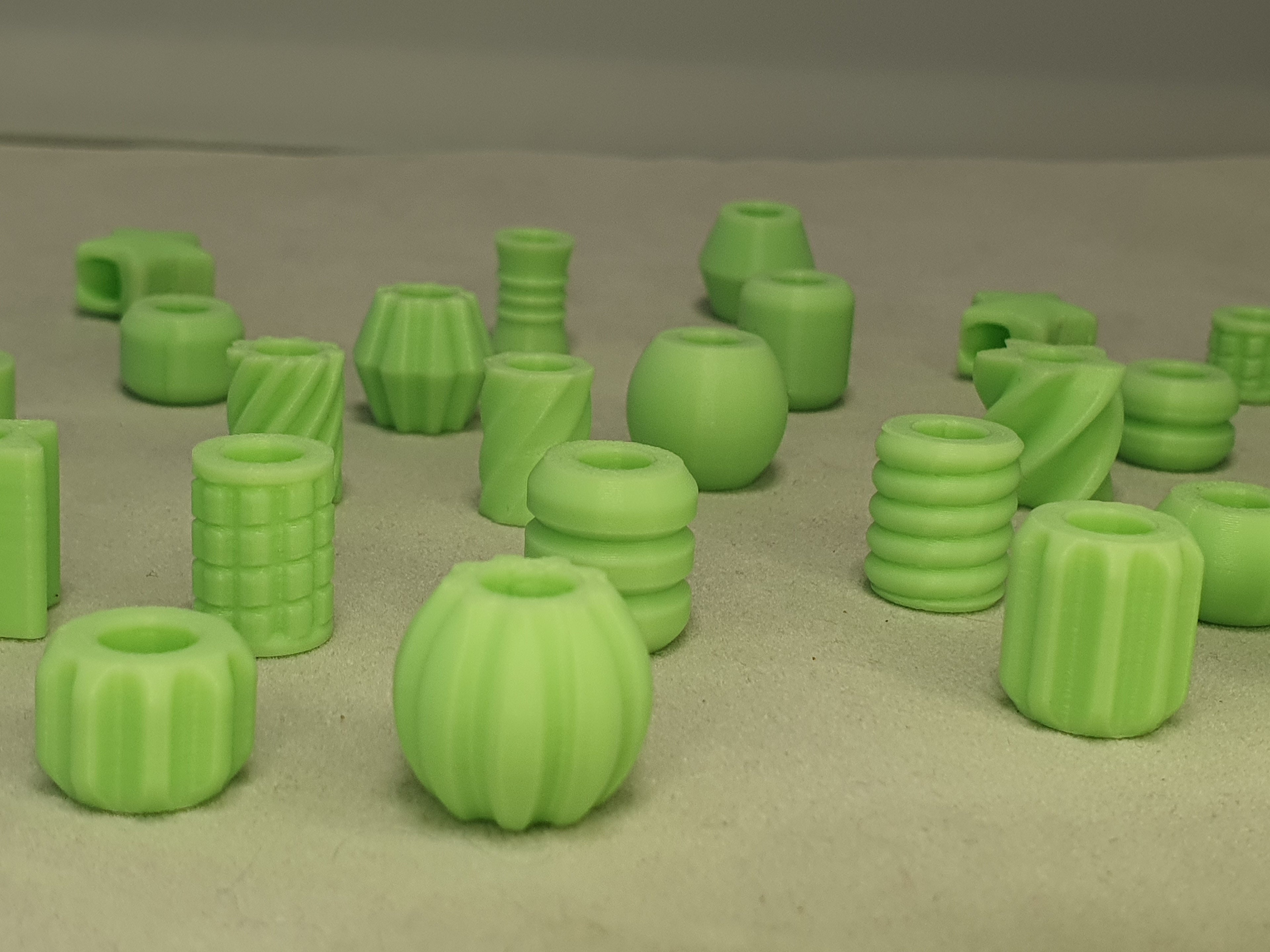 Glow in the Dark Dreadlock Beads – 10 Piece Variety Pack