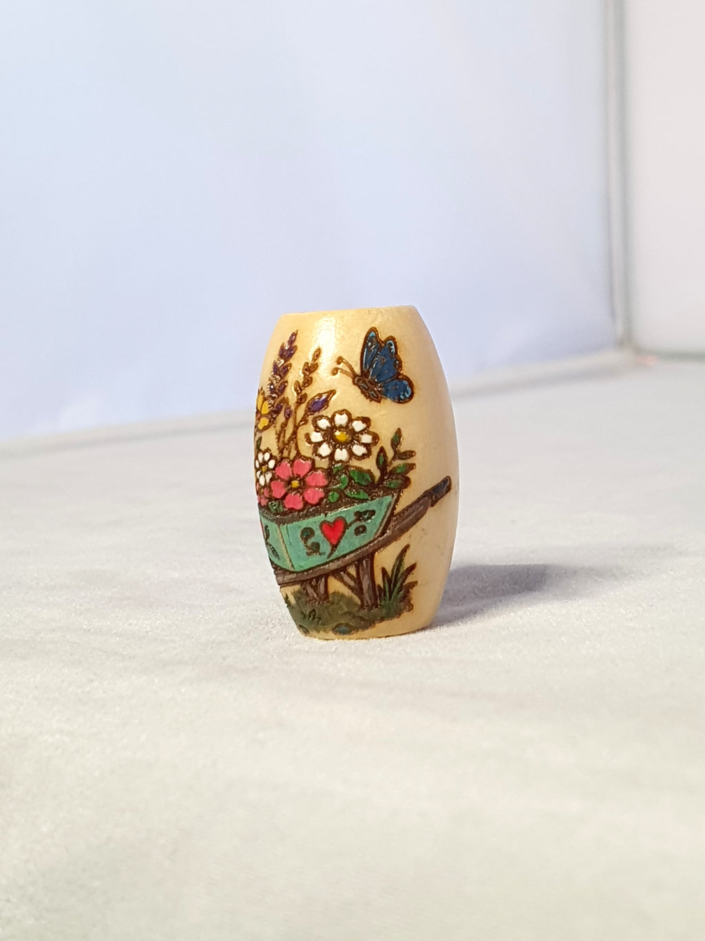 Springtime Wheelbarrow Bead