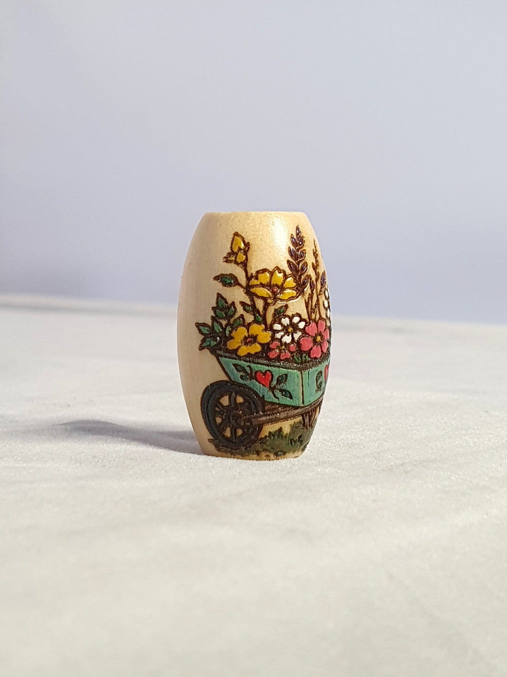 Springtime Wheelbarrow Bead