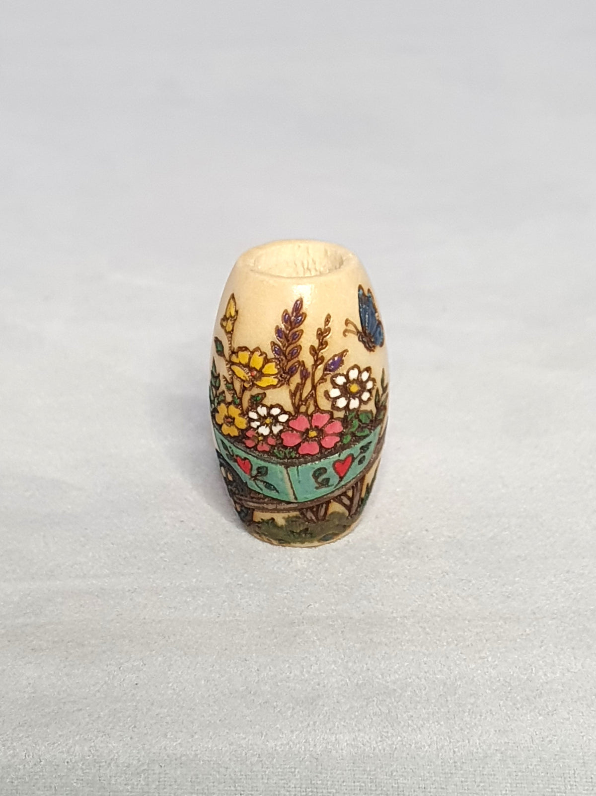 Springtime Wheelbarrow Bead