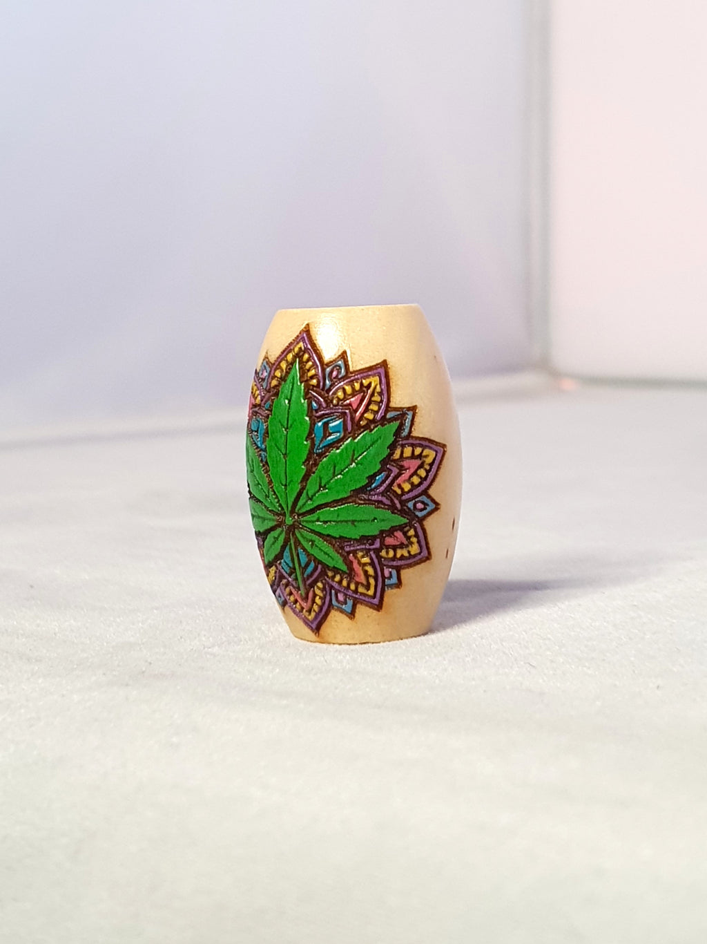 Dope Leaf Mandala Bead