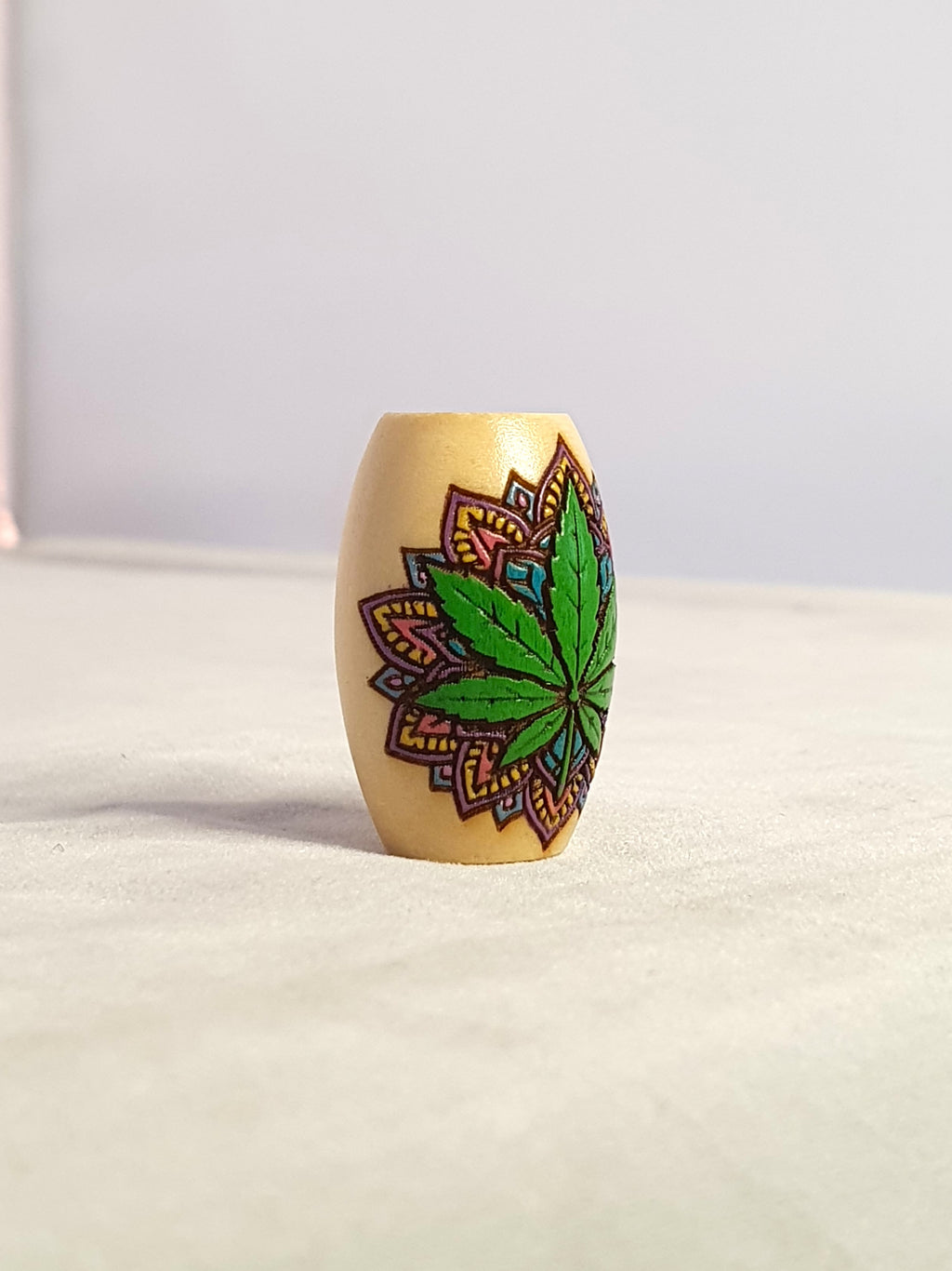 Dope Leaf Mandala Bead