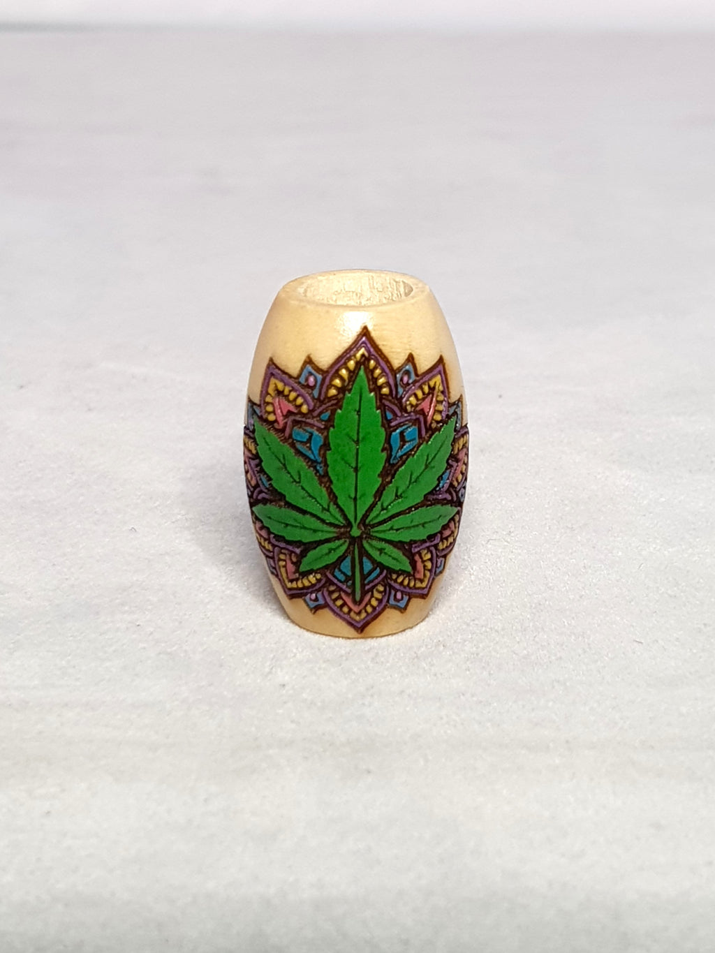 Dope Leaf Mandala Bead