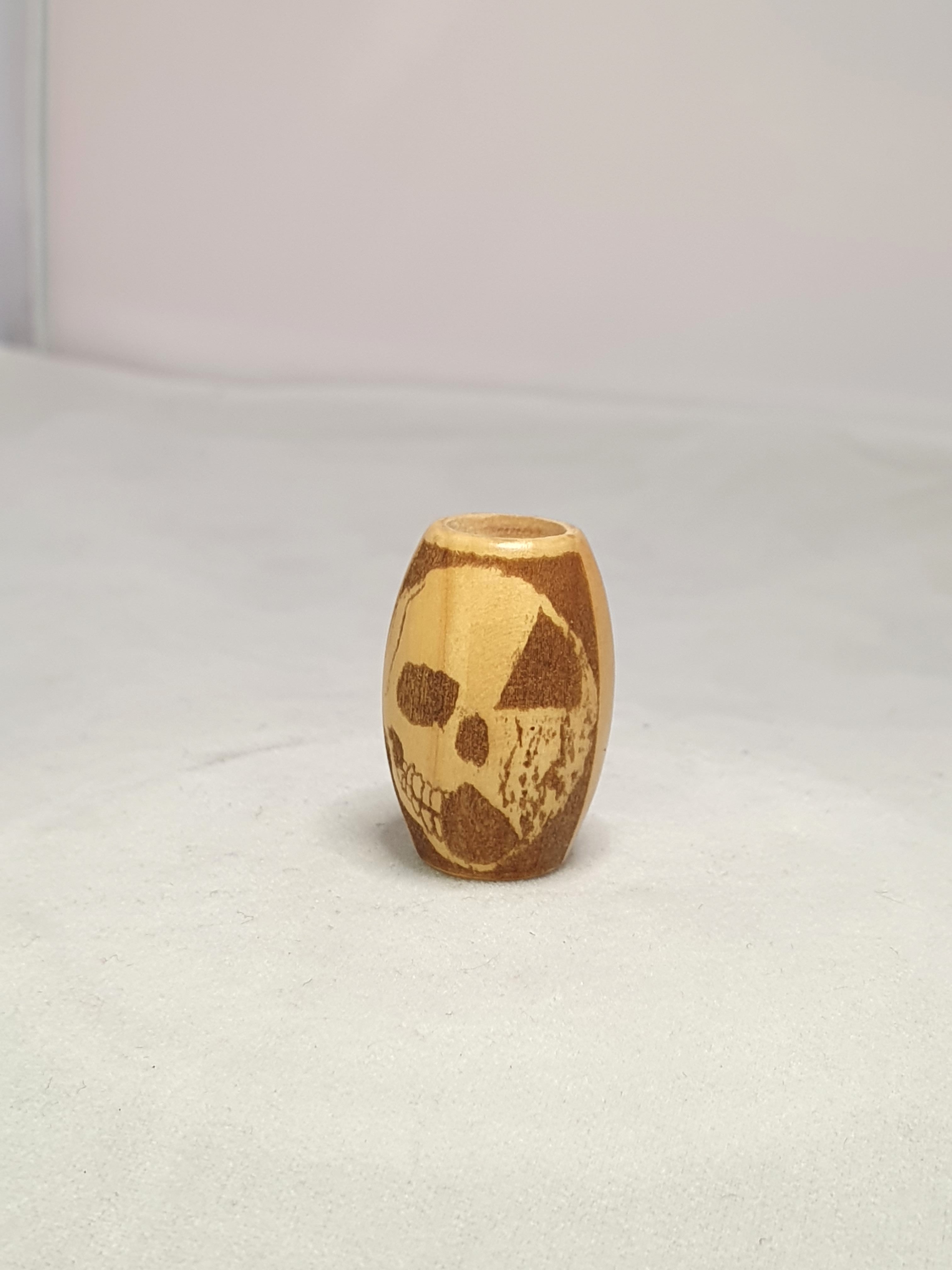 Bioskull Natural Wood Bead