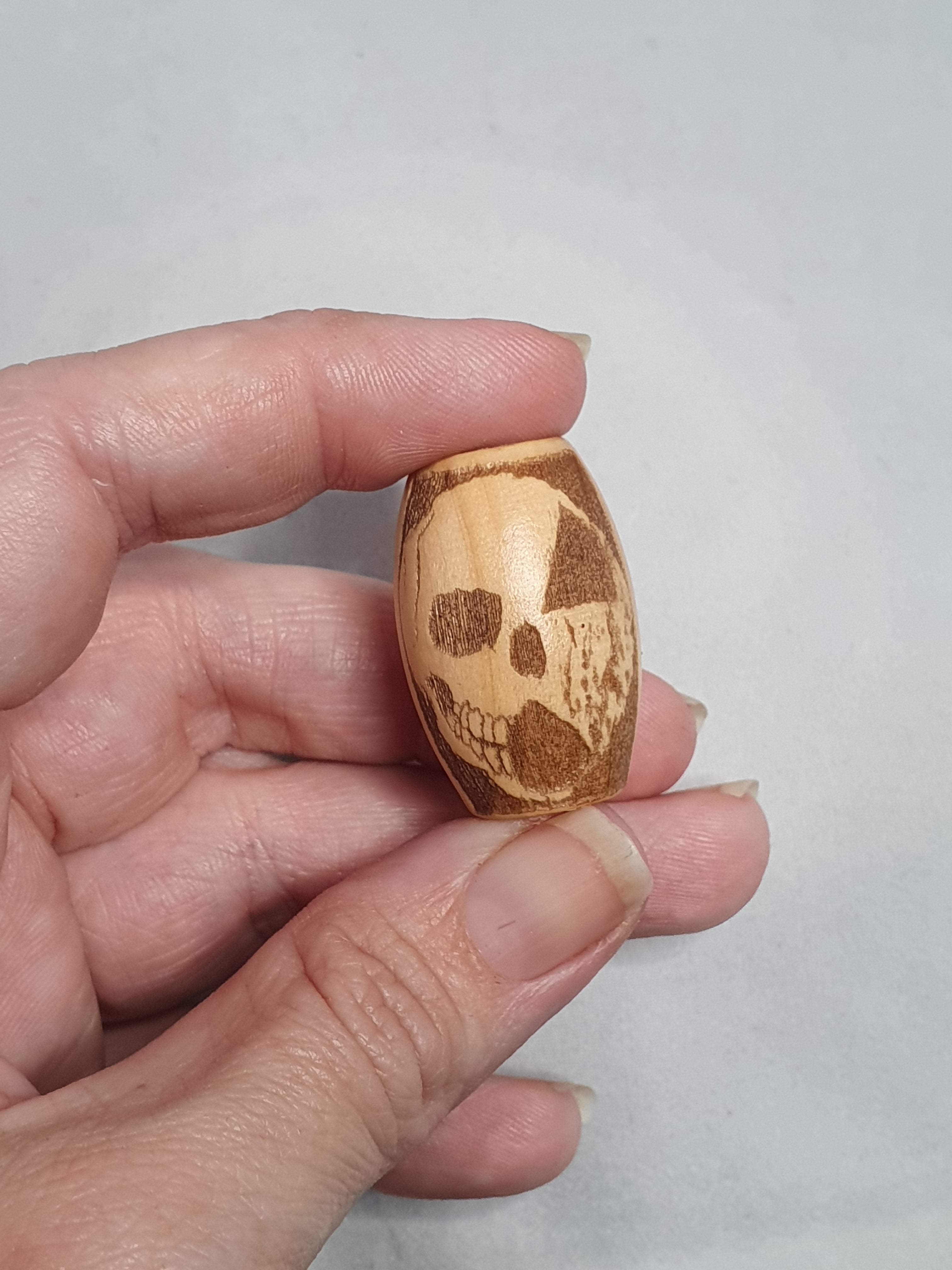 Bioskull Natural Wood Bead