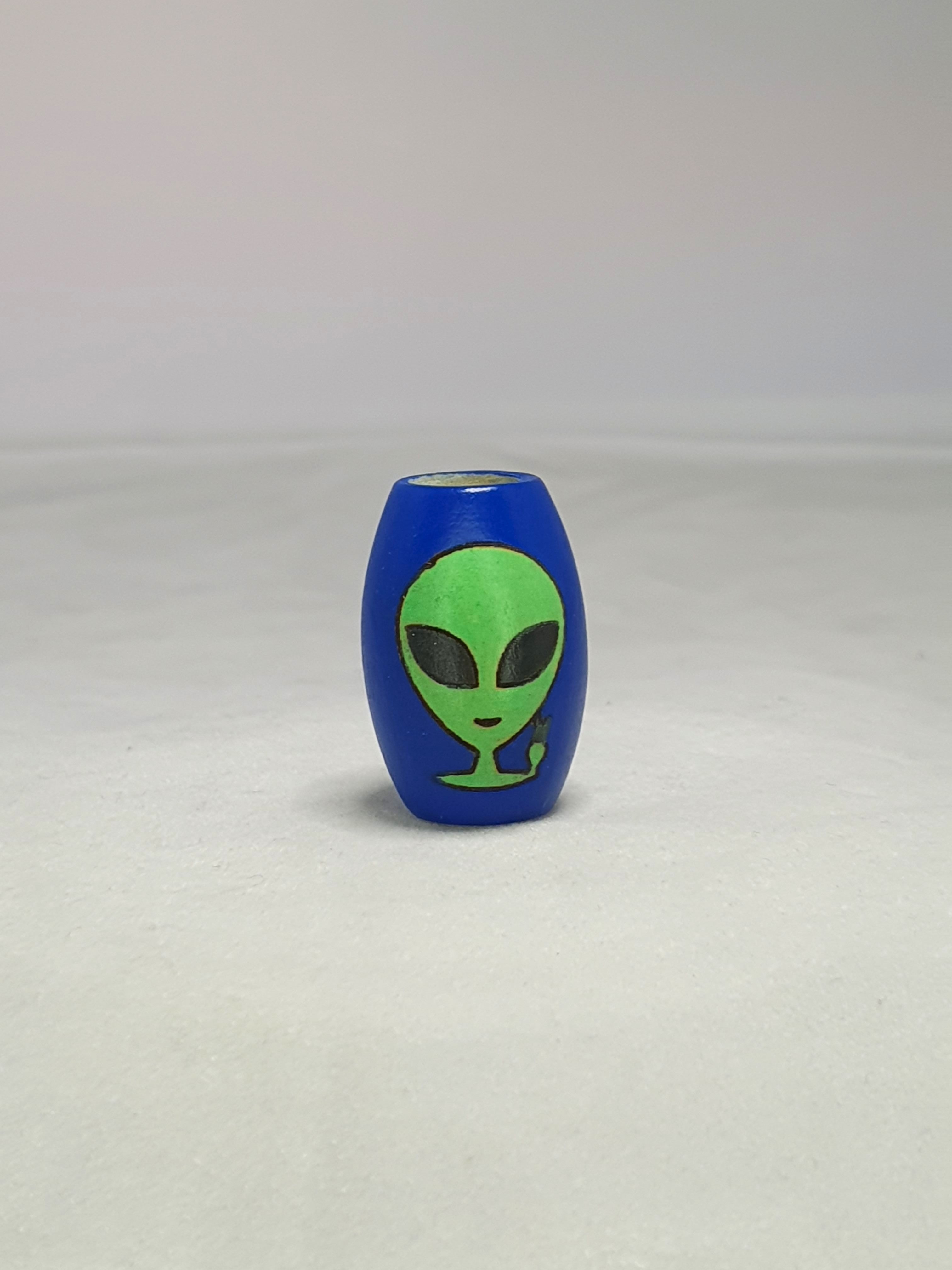 Blue Alien Bead