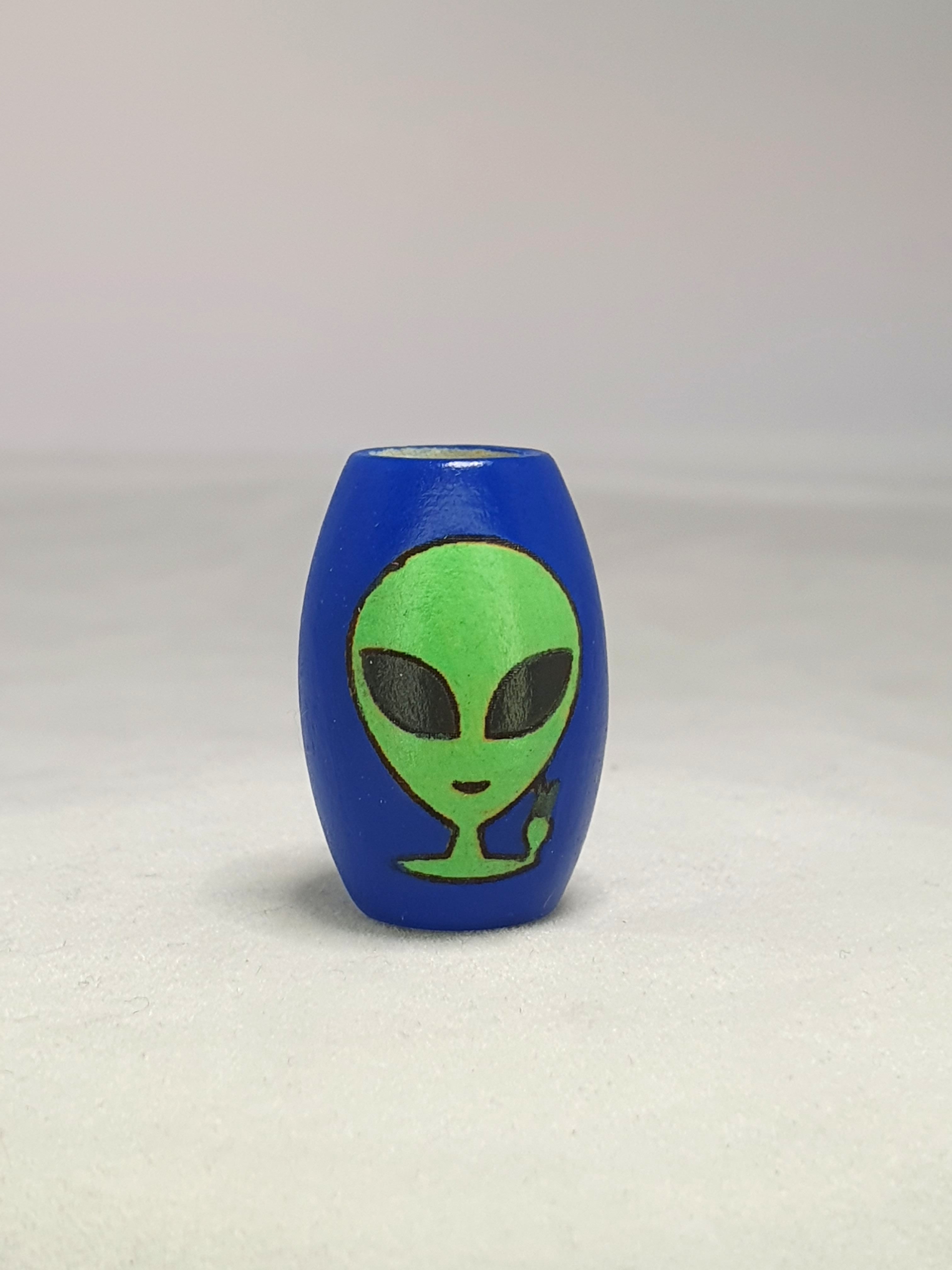 Blue Alien Bead