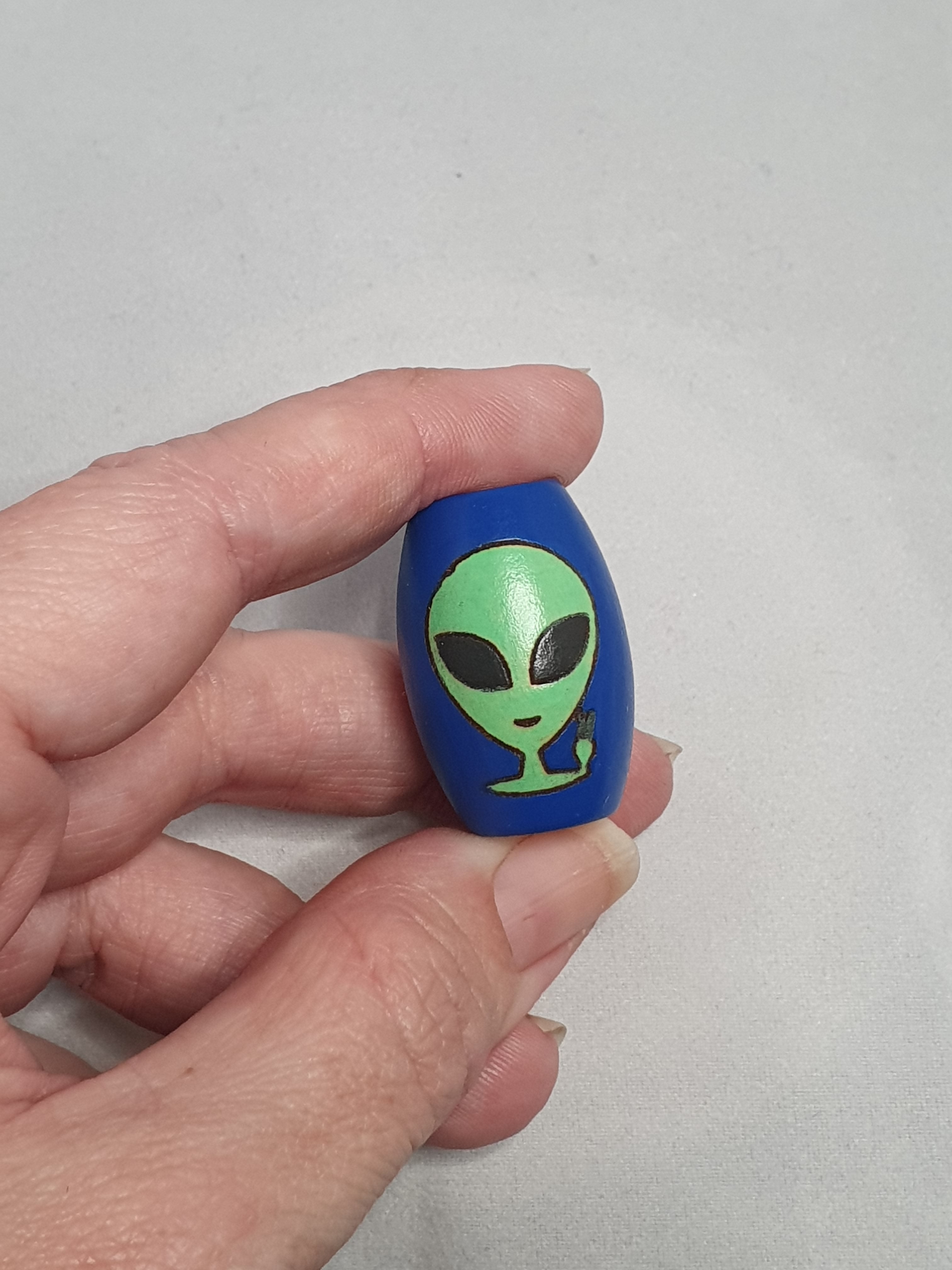 Blue Alien Bead