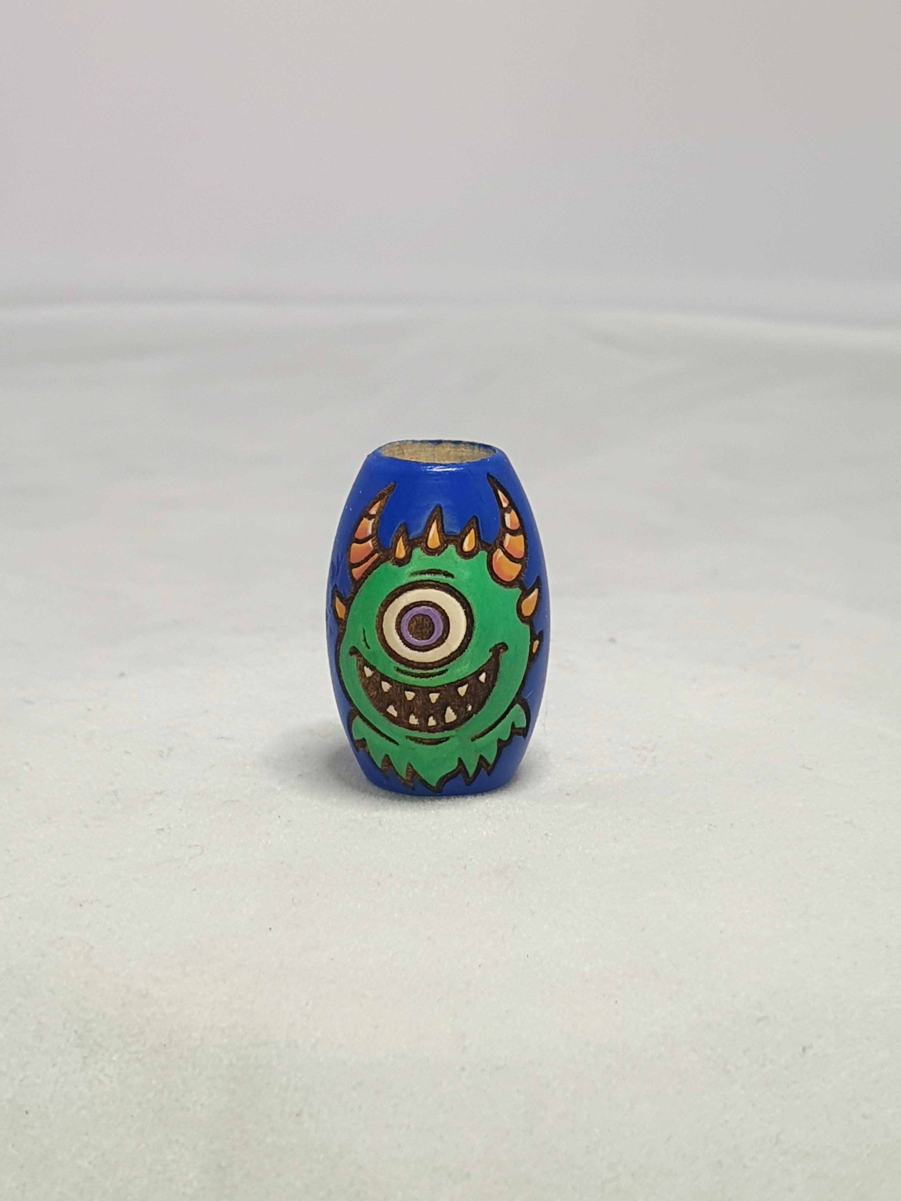 Blue Monster Bead