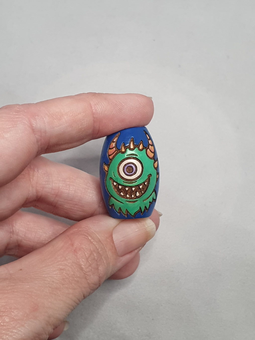 Blue Monster Bead