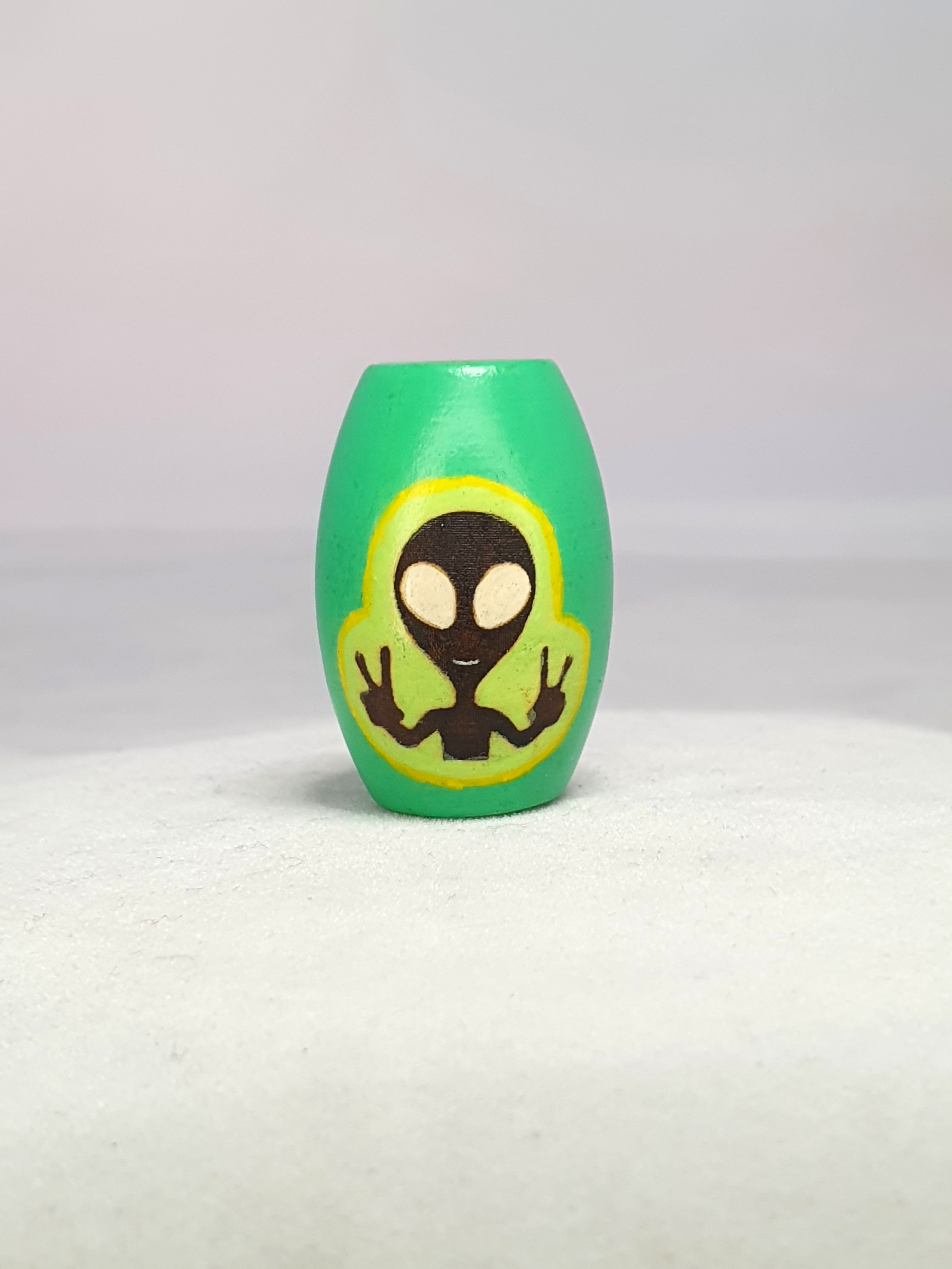 Green Alien Bead