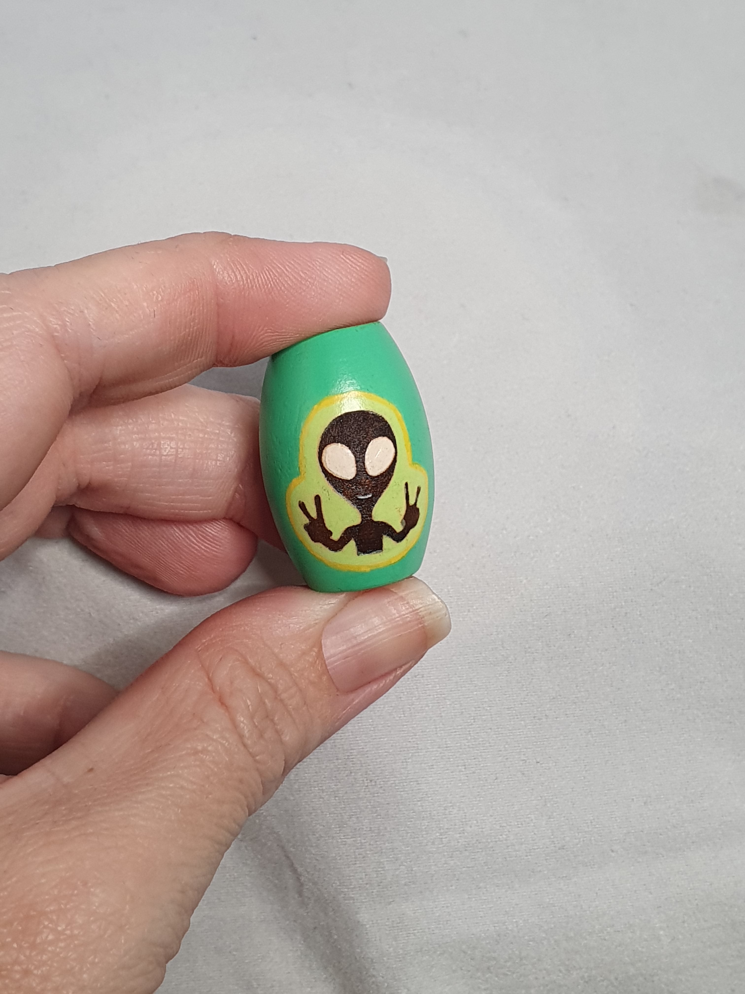 Green Alien Bead
