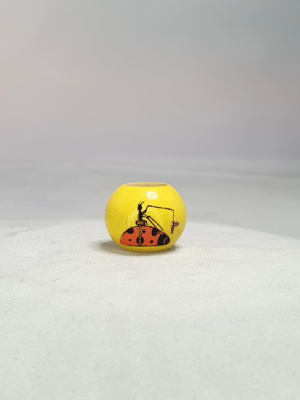 Ant Riding a Ladybug Bead