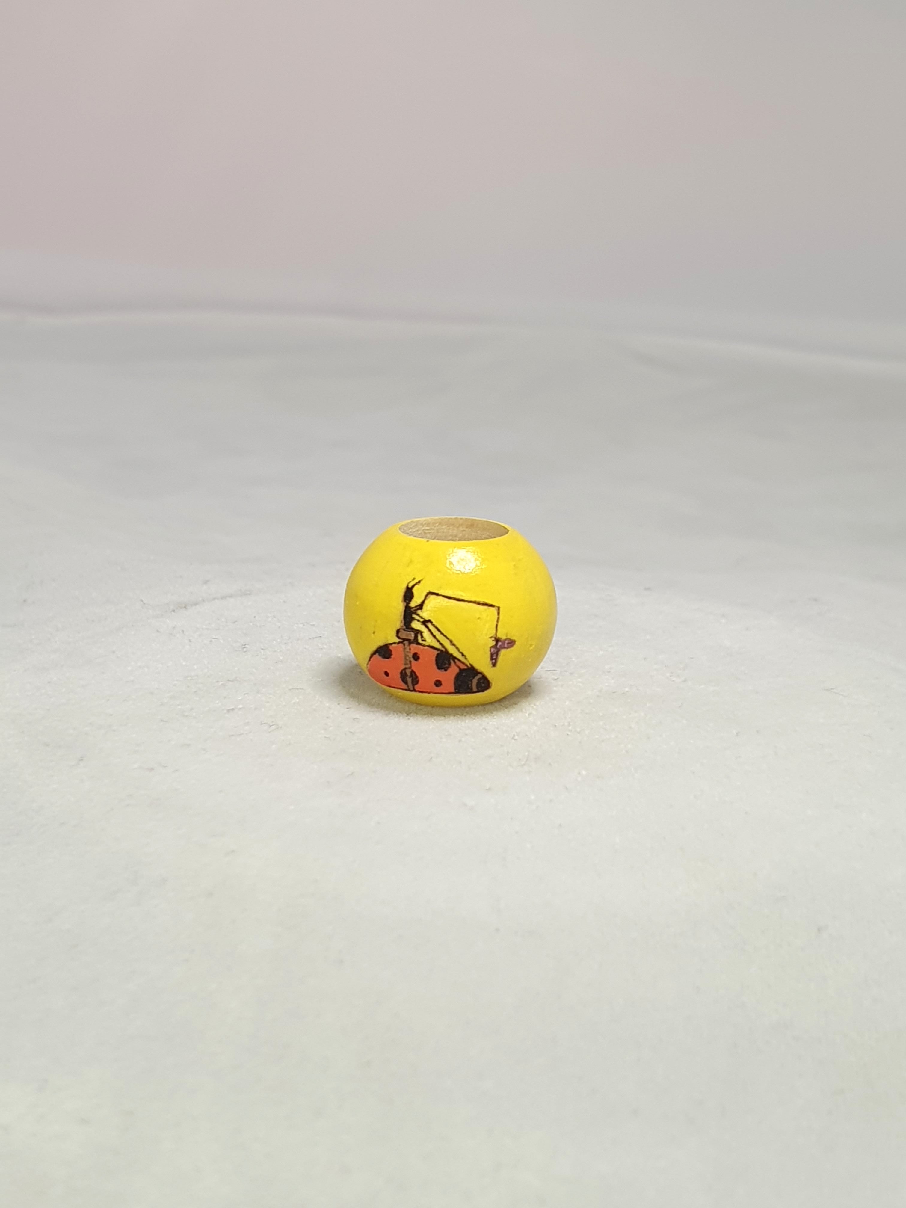 Ant Riding a Ladybug Bead