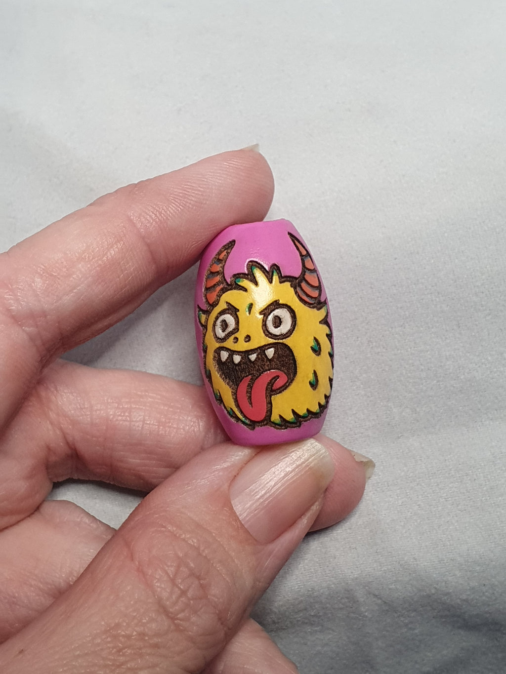 Pink Monster Bead