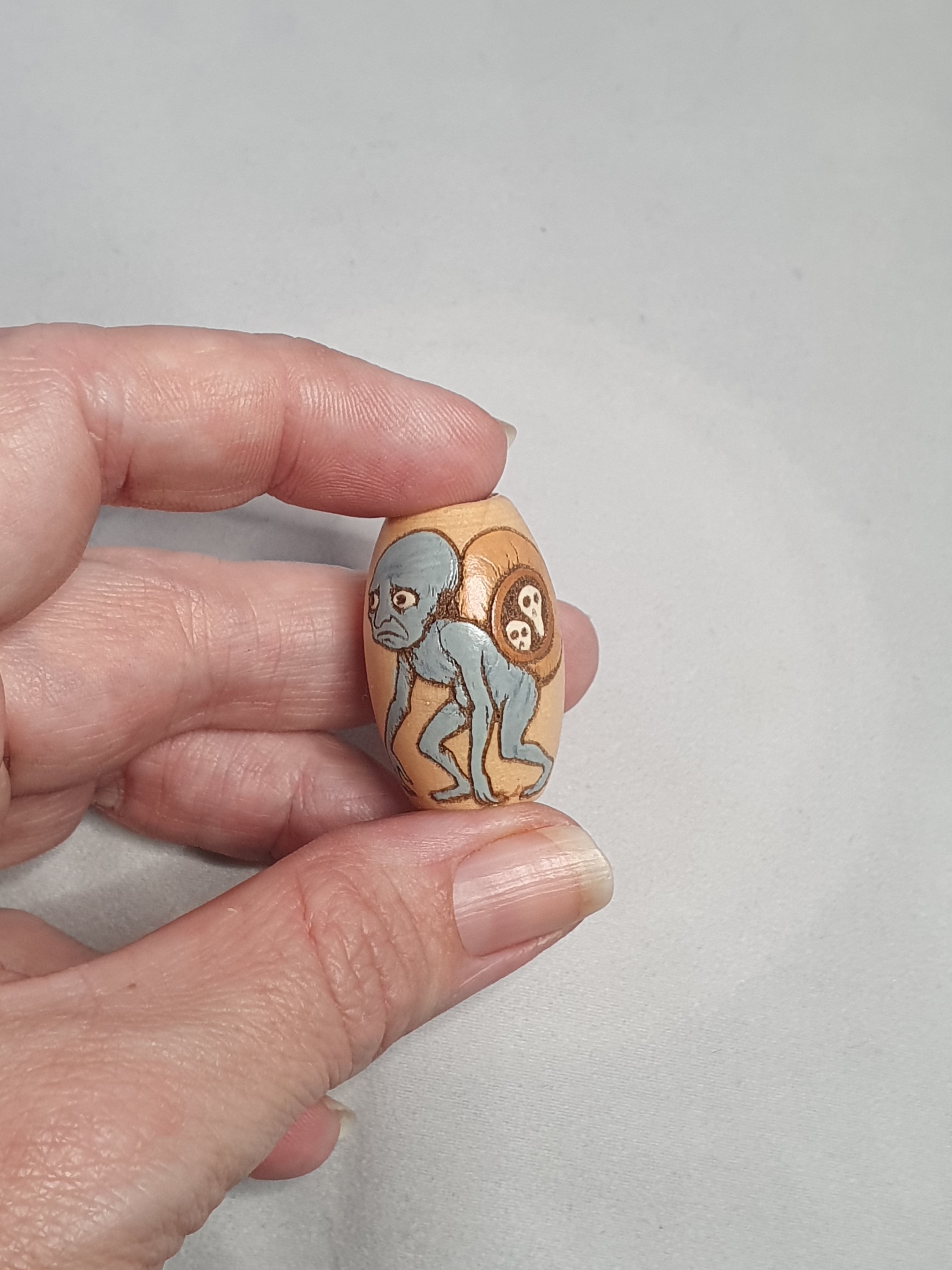 Sad Snail Dreadlock Bead