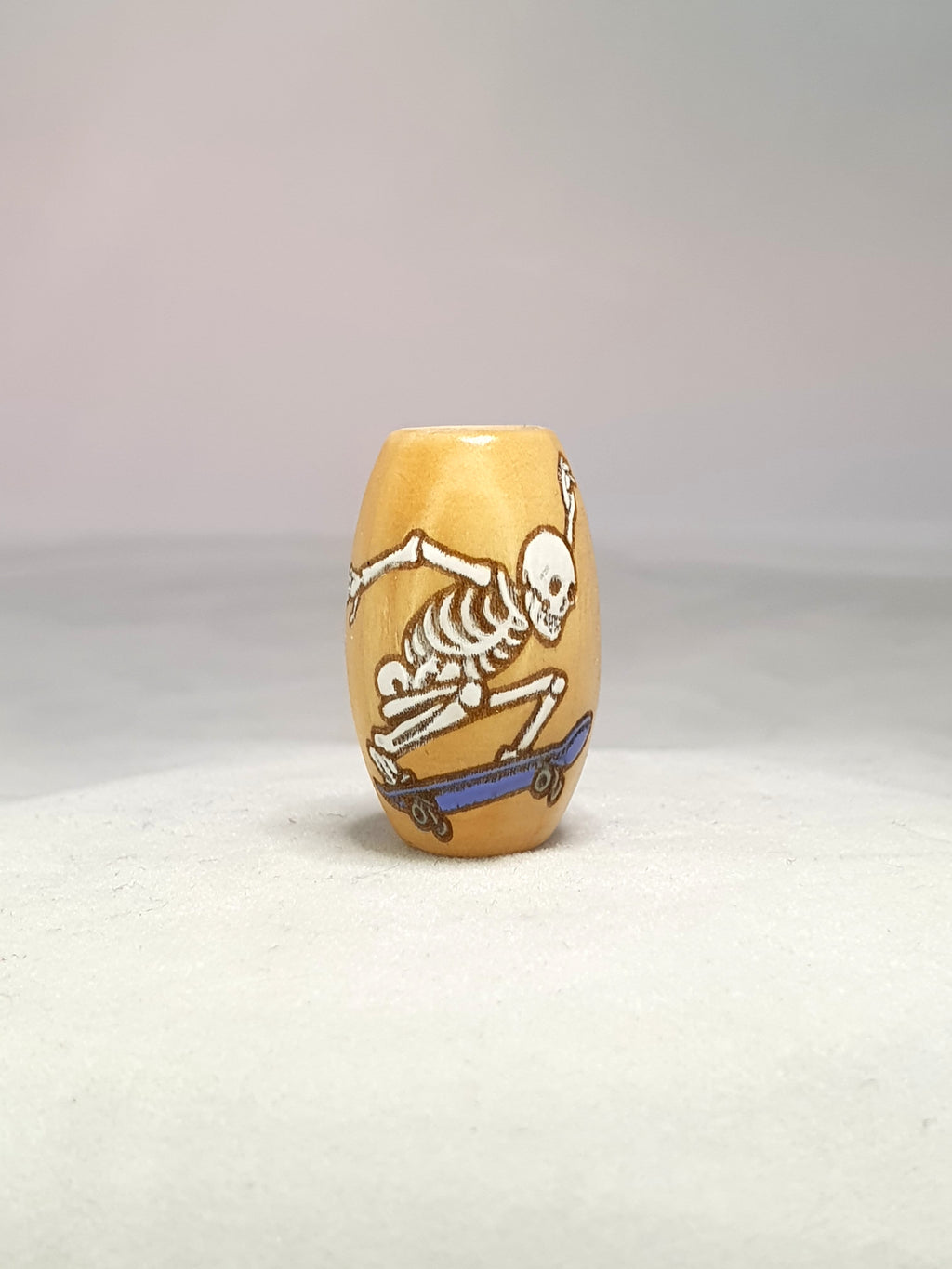 Skating Skeleton Bead