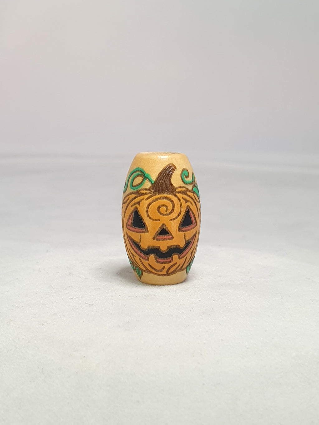Swirly Pumpkin Bead