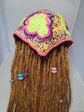Techno Toxic Waste Crochet Bandana