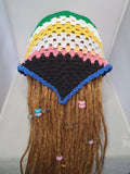 Yarn Scrap Crochet Bandana