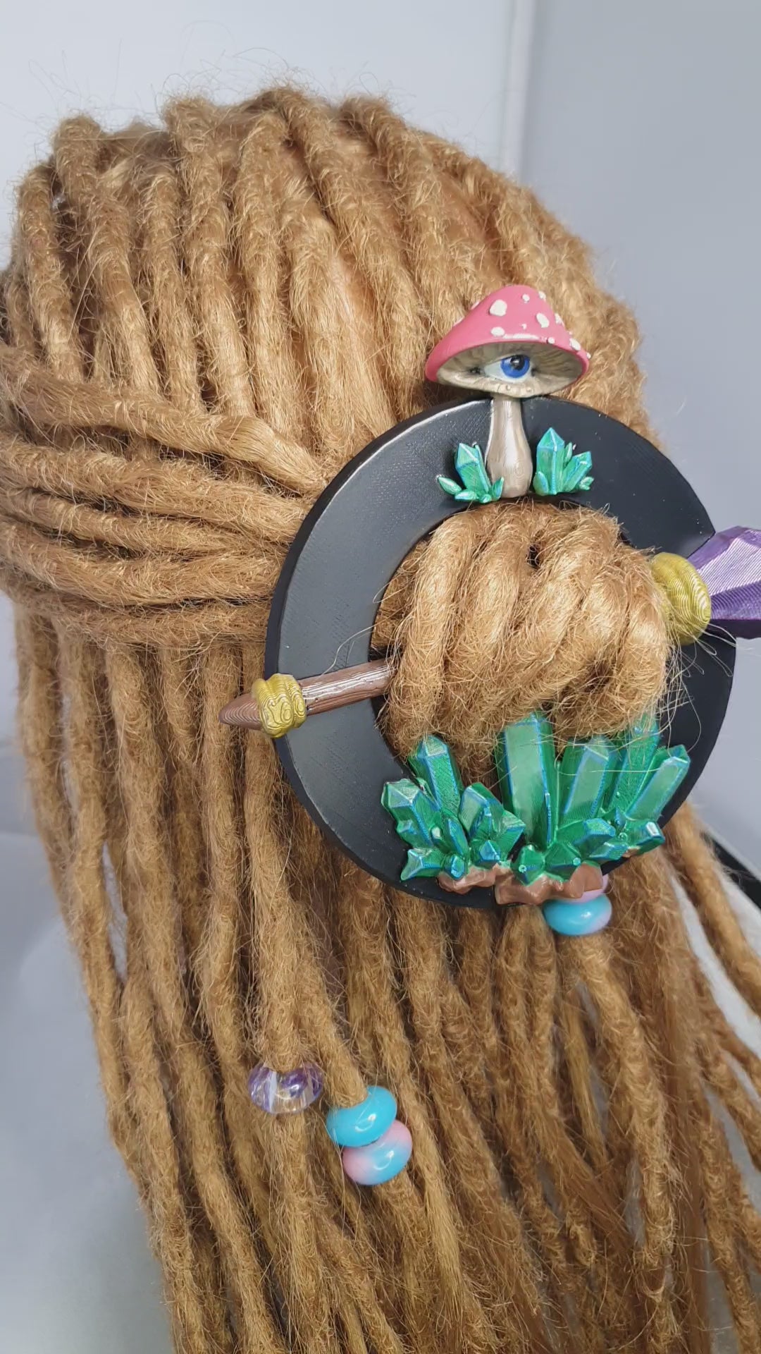 Mystical Mushroom Hair Ring