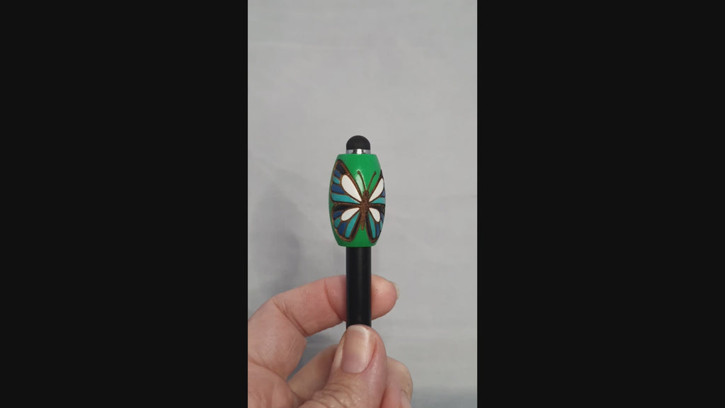 Green Butterfly Bead