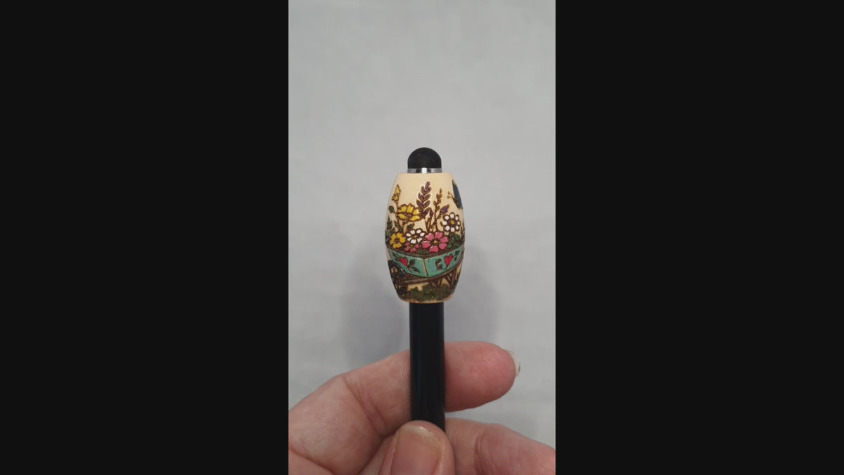 Springtime Wheelbarrow Bead